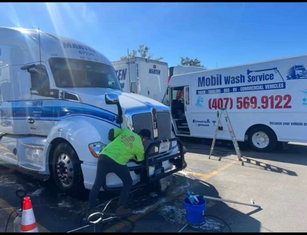 Washing Trucks