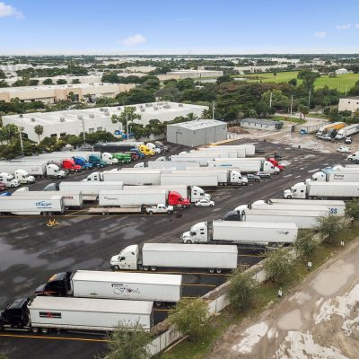 Truck parking 3120D NW 16th Terrace Pompano Beach, FL 33064 Aerial Shot